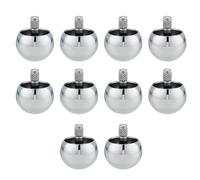GIWFBQTR 10X Tippe Top Metal Flip Plus Top Toupie en Acier Inoxydable Amazing Toy Gift, Silver