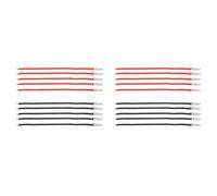 GIWFBQTR 20 Pièces 16AWG de Silicone avec 4.0mm Mâle Longueur 10cm pour 380 390 540 550 775 795 Câble de Connexion Moteur Brossé