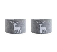 GIWFBQTR 2X Support d'arbre Collier de Sapin de NoëL Jupe Tapis Couvre-Pieds d'arbre pour la DéCoration sous Les de NoëL Collier de Sapin de NoëL