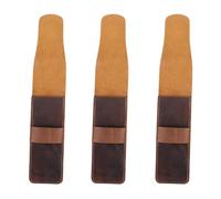 GIWFBQTR 3X Sac de Rangement pour Crayons en Cuir Fait à la Main en Cuir de Vache Porte-Stylo Porte-ÉTui Vintage RéTro Accessoires pour Journal de Voyage A
