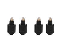 GIWFBQTR 4 Paquets Optique 3.5Mm Mini Prise Jack vers Numérique Toslink Adaptateur