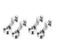 GIWFBQTR 4 PièCes Pied de RèGle à Tige Basse pour Le Quilting Freemotion RèGles de 1/4 Pouce D'ÉPaisseur, Pied de Quilting RèGle Compatible avec Chanteur