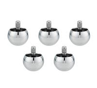 GIWFBQTR 5X Tippe Top Metal Flip Plus Top Toupie en Acier Inoxydable Amazing Toy Gift, Silver
