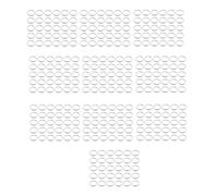 GIWFBQTR 600 Pcs 20mm Dia A L'Exterieur Universelles Fendus Anneaux de Cles Porte-Cles