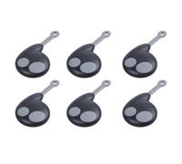 GIWFBQTR 6X 2 Boutons Coque Cle Clef Telecommande Key Pr Cobra Alarm Fob sans Batterie Noire
