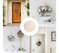 GIWFBQTR 9 Pièces SéRies Cercles en Bois de 12 Pouces pour L'Artisanat, Ronds en Bois Vierges InachevéS Tranchent des Découpes en Bois pour L'Artisanat de Bricolage