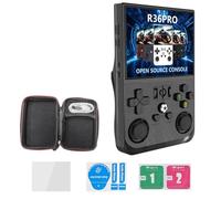GIWFBQTR Console de Rétro Portable R36PRO avec Écran HD 3,5 Pouces, Capacité de 128 Go, Lecteur Vidéo de Poche Pris en Charge par plus de 30 Émulateurs.