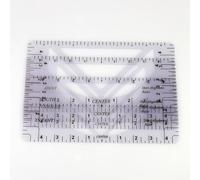 GIWFBQTR Guide de Règle de T-Shirt, Outils D'Alignement de Chemise en PVC, Règle pour Adultes, Jeunes, Nourrissons, Accessoires de Couture, B
