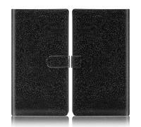 GIWFBQTR Porte-Carte D'Immatriculation et D'Assurance Automobile, Étui Portefeuille en Cuir PU pour Carte D'Immatriculation et D'Assurance Automobile Noir