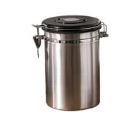 GIWFBQTR Récipient à Grains Hermétique avec Suivi de Date Boîte de Rangement de Cuisine en Acier Inoxydable 1,8 L comme Illustré