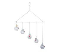 Giwnhvx 1 charmant carillon éolien distributeur de nourriture pour oiseaux, décoration de jardin, mangeoire pour oiseaux, comme sur la photo, pour l'extérieur, distributeur de nourriture pour oiseaux