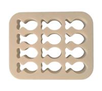 Giwnhvx 1 mini emporte-pièce en forme de poisson rouge pour enfants, sans gluten, facile à utiliser, 10 x 9 cm