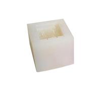 Giwnhvx 1 moule à bougie parfumée de Noël en gel de silice 9 x 9 x 7,7 cm