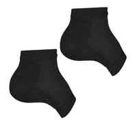 Giwnhvx 1 paire de chaussettes orthopédiques en gel pour augmenter la hauteur de la voûte plantaire, semelle intérieure unisexe, noir, facile à installer