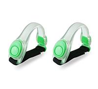 Giwnhvx 1 paire de lampes réfléchissantes pour course à pied, vélo - Haute visibilité - Vert