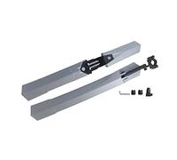 Giwnhvx 1 Paire de Nouvelles Boue pour Vélo de Montagne Garde Boue pour Vélo Garde Boue Avant/Arrière Fixation Rapide Gris
