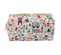 Giwnhvx 1 Pc Bande DessinÉE CosmÉTique Motif De Poisson Motif Femmes Make Up Bag Voyage Floral Trousse De Toilette