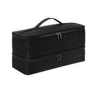 Giwnhvx 1 PCS Étui de Transport Universel Double Couche Étui de Rangement Portable Étui de Transport Noir