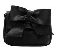Giwnhvx 1 PCS Mignon Enfants Sac a Main Filles De Mode PU en Cuir a Bandouliere Bonbons Piece de Monnaie Bourse Portefeuille Bambin Noeuds Papillons (Noir)