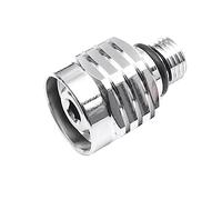 Giwnhvx 1 PCS Plongée sous-Marine Régulateur Argent Mâle 3/8-24 à 9/16-18 Adaptateur de Tuyau Réglable Cuivre Connecteur Outil