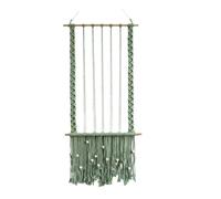 Giwnhvx 1 PCS Tissé à la Main Feuille Tapisserie Tentures Murales Chambre Décoration Macramé Tapisseries Fond Photo Mur Pépinière Décoration Murale B
