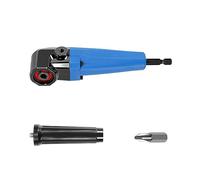Giwnhvx 1 pièce 90 ° angle droit extension tournevis clé hexagonale perceuse douille support outil électrique bleu