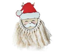Giwnhvx 1 Pièce Décorer Le Père Noël Tassel, Pendentif Tridimensionnel de Noël avec Tassel Santa, Décoration de Noël à (Père Noël, M) et Facile à Utiliser.