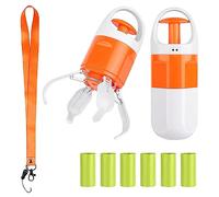 Giwnhvx 1 Set Portable Dog Pooper avec 90 pour Chiens de Taille Moyenne et Petite, Étanche