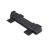 Giwnhvx 1 verrou de porte coulissant, robuste avec trou pour cadenas, convient pour clôtures en bois, serrure de porte de grange, loquet extérieur