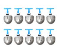 Giwnhvx 10 Ensembles D'Abreuvoirs pour Lapins en Acier Inoxydable, Équipement D'Élevage de Lapins Anti-Rayures pour Boire Le Mamelon en Acier Inoxydable (Siamois)