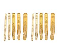 Giwnhvx 10 Pcs 12mm / 15mm / 18mm / 20mm / 25mm ÉNormes Crochets de Crochet Set Kit D'Aiguilles À Tricoter en Plastique de Bricolage À Coudre Artisanat de Tricot Outil