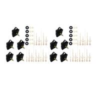 Giwnhvx 10 Pièces 31 MM Arbre Long Bricolage Horloge à Quartz Mécanisme de Mouvement Moteur Kit pour Horloge Réparation Outil Pièces Bricolage Remplacement A