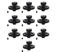 Giwnhvx 10 pièces d'engrenage de réduction du métal + pièces de rechange 'engrenage pour A949 A959 A969 K929 RC pièces de jouet de voiture