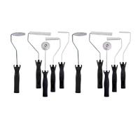 Giwnhvx 10 Pièces en Fibre de Verre Laminage Aluminium Pagaie Bandes Moule Rouleau Vertical Kit GRP pour Baignoire Bateau Réparation