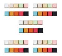 Giwnhvx 100 clés XDA Profile PBT Keycaps Clavier Mécanique 1U 1X Ball Print Blank Personnalisé Keycaps MX Commutateurs XDA Hauteur,A