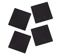 Giwnhvx 100 mm x 100 mm Inserts En Plastique Un Côtes avec Extrémité Carré Inserts Dans Le Tube 4 Pcs