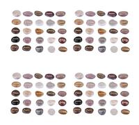 Giwnhvx 100 Pierres InspiréEs GravéEs avec Paroles D'Encouragement Pierres GravéEs d'or pour Affirmation D'InquiéTude Pierres de MéDitation