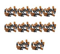 Giwnhvx 100pcs 3 Ml de Flacons Compte-Gouttes en Verre Brun Vides avec Pipette pour