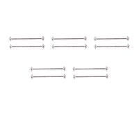 Giwnhvx 10x pour 144001 1/14 RC Car Spare Parts 144001-1281 Os de chien arrière