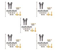 Giwnhvx 10X pour B-1 B-14 B-24 B24 C14 C-14 1/16 RC Camion Mise à niveau Auto Transmission Métal Semi-axe Pont Essieu Avant Kit Complet Métal