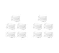 Giwnhvx 10X Support de Carte de Visite D'Acrylique Incolore en Plastique