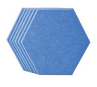 Giwnhvx 12 acoustiques acoustiques avec bords biseautés 14 x 13 x 0,4 pouces utilisés dans la décoration murale et le traitement acoustique
