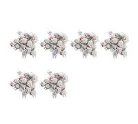 Giwnhvx 120 Pcs Porte-Cles Boucle A Cles Cadeau Mignon de Pendentif de Dents