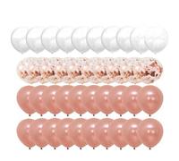 Giwnhvx 120 Pièces 12 Pouces Mélange Confettis Ballon en Latex pour Anniversaire Douche Ballons de Mariage Décorations de Fête Facile à Installer Facile à Utiliser E