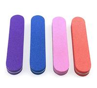 Giwnhvx 120 PièCes SéRies ÉPonge Ongles Tampon Fichiers Professionnel Marque une Ongles Gel Nail Outil Coloré Papier de Verre Manucure Ensemble