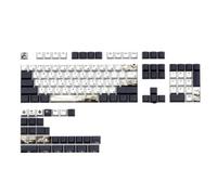 Giwnhvx 133 touches PBT Cherry Keycaps Set de capuchons de touches japonais personnalisés pour claviers mécaniques 60/84/98/108