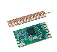 Giwnhvx -14 Module sans fil 433 MHz Réception et transmission 1 km de transmission de données en série Si4438 Réseau