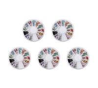 Giwnhvx 1500x Strass Coeur Deco pour Ongles Faux Naturels Manucure Nail Art Gel UV 2.0mm