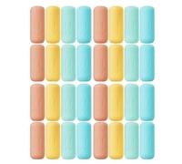 Giwnhvx 16 Pièces de Couvercles de Bouteille en Silicone, Essentiels de Voyage pour Femmes, Articles de Toilette de Voyage de Taille Bagage, Manchon Élastique pour L'Étanchéité