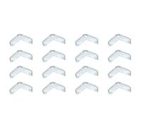 Giwnhvx 16 PièCes de SéCurité Transparente en Plastique Souple Table Bureau Coin Garde Protecteur